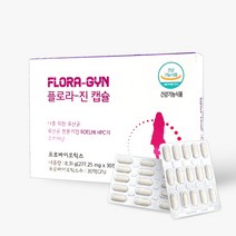 플로라진 30 캡슐 여성 질 건강 장건강 프로바이오틱스 건강기능식품 영양제