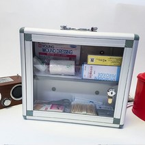 빠띠라인 알루미늄 벽 고정형 구급함 케이스 [유진집] #999EA, 본상품선택, 본상품선택