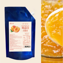 오붐 복숭아 리플잼 1kg 4개, 1개