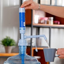 JS리빙 생수 펌프 생수통 물펌프 워터 워터펌프 휴대용 디스펜서 생수펌프 캠핑용 수도꼭지 간이 식수기 물 야외 물통 워터디스펜서 [MD: #47GHK_32455BFrt], 1개