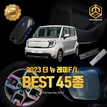 (골져스) 2023 신형 더뉴레이 페이스리프트 용품 튜닝 악세사리 모음, 13_펠트 후면 시트커버