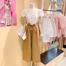 도로시홀릭 라이트워싱리본wide팬츠(DO23656)