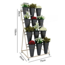 MORE꽃다발 진열대 꽃다발 생화 화분 거치대 꽃가게 매장 플라워 선반, F