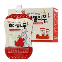 아람농장 아기주스 젤리주스 마마젤리쭈 딸기주스 100mlx10팩, 100ml