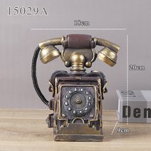 Ogfaour 1951 앤티크 빈티지 다이얼 레트로 전화기, 15029A 전화