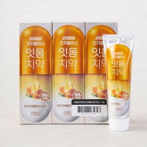 [메가마트]애경 2080 치약 진지발리스 천연프로폴리스 120g*3, 1개