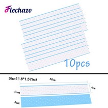 조절 가능한 가발 테이프 스트립 양면 접착 방수 레이스 호흡 구멍 컷 가능 헤어, 10pcs, [01] 10pcs