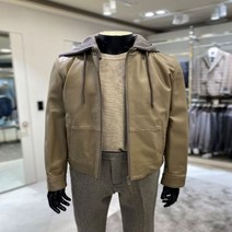 지이크 F SH04 파렌하이트 22FW 후디 가죽 자켓 FFBGGDH9B801