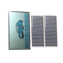 경보기 호출벨 차임벨 12 개/묶음 A91 LCD 디스플레이 유연한 케이블 Starline Lcd 원격 제어 열쇠 고리 키 체인 양방향 자동차 경보 시스템 스타라인 리모트 컨트롤