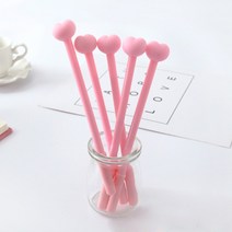 하트볼펜 인쇄가능 기념품 개업 답례품 제작 잘써지는 볼펜, 인쇄-미포함
