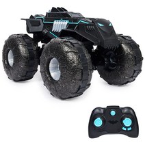 DC Comics 배트맨 모든 지형용 배트모빌 원격 제어 차량 방수 배트맨 장난감 만 4세 이상 남아용, All Terrain Batmobile