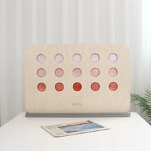 고야 몽스 캔디레드 자작나무 책상 파티션 (600) 독서실 칸막이 데스크 가림막, 캔디레드(일자받침대)