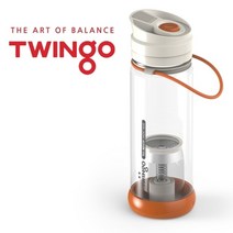 트윙고 온 녹차물병 티메이커 오렌지 500ml, 단품
