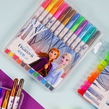 겨울왕국 사인펜12색 싸인펜12색, 1세트, 랜덤