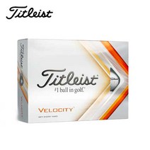 타이틀리스트 2022 타이틀리스트 VELOCITY 벨로시티 골프공 2피스, 화이트