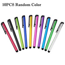 스마트폰터치펜10Pcs 7.0 용량 성 스타일러스 터치 스크린 펜 iPad 프로 아이폰 유니버설 태블릿 PC 소프트, 한개옵션1, 01 10pcs random color