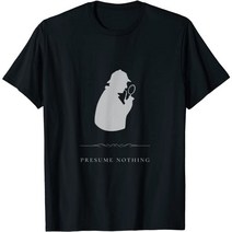 셜록홈즈 굿즈/탐정 조사하는 실루엣 반팔티 티셔츠 옷 T-shirt/영드 베네딕트 컴버배치