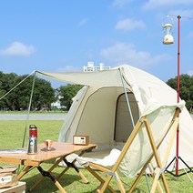 카르닉 원터치 돔텐트+방수플라이포함, 5-6인용, 아이보리
