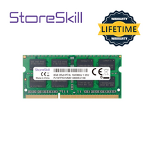 Storeskill sodimm ddr3l 2gb 4gb 8gb 10600 1333 12800 1600 for ddr3 노트북 ram, ddr3l 4GB 1600 1.35v