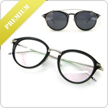 TB 011A 49 -블랙실버 선글라스 안경테 남자안경테 뿔테 안경 쇼핑몰 연예인 TB-011C-03c