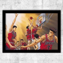더 퍼스트 슬램덩크 굿즈 판플랫 THE FIRST SLAM DUNK 극장판 smb001, 블랙 프레임, 베이지 03