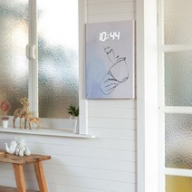발루아 LED 시계용 액자+LED벽시계 액자, 3.커피 + 24cm LED벽시계