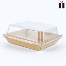 종이트레이 샌드위치 케이스 DRP 9호 직사각 크라프트 500개 1세트