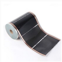 모든 크기 220V 50cm 너비 바닥 난방 적외선 탄소 필름 전기 언더 플로어 매트 220W 히터 건강 전력 가정 겨울 난방 히팅, 50cm x 200cm