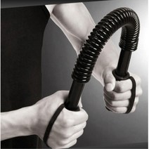 이중 스프링 블랙 초보 완력바 집운동 가정용운동기구 등 손목힘 근력운동