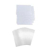 Royalways 키 체인에 대 한 20pcs 크리 에이 티브 수축 종이 필름 종이 인쇄 가능한 미술 용품 DIY 공예 만들기, 스타일G, 여러 크기, 하얀색