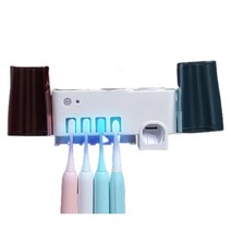 다기능 UV 칫솔 살균기 홀더 치약 디스펜서 드롭, [01] Bring a cup