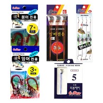 민물 붕어 잉어 향어 장어 메기 낚시 바늘 전자찌 떡밥 받침대 글루텐 묶음 채비 구더기, 03.KF-314 잉어18본 6호