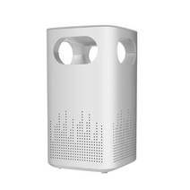 공기살균기 공기 청정기 포름알데히드 제거 소형 음이온 살균 가정용 미니 자외선, 01 WHITE_01 0.4KG_01 미국