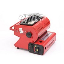 휴대용 캠핑 장작난로 . 야외 히터 밥솥 가스 히터 여행 하이킹 피크닉 장비 다목적, 빨간색