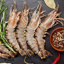 [씨테이블] 블랙타이거 새우 1.3kg 특대 구이용 고급요리용 대왕새우, 프리미엄킹15마리.특대