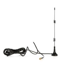 2.4g-5.8g 흡입 와이파이 감시 안테나 실내 디지털 와이파이 확장 안테나 9dbi 와이파이 안테나 ip 카메라 nvr cctv, 검은색