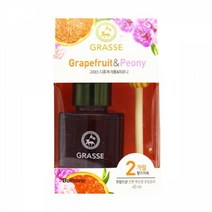BTM 불스원 그라스 디퓨저 자몽 앤 피오니 45ml, 단일 수량