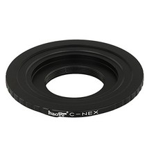 Haoge Lens Mount Adapter for C Mount CCTV TV Movie Lens to Sony E Mount NEX Camera Such as a3000 a35, 상세내용참조