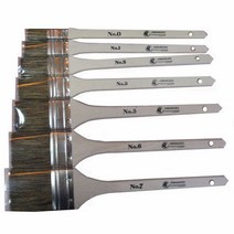 구모편도붓 화필붓 외우대붓 유성페인트브러쉬 간판새김붓, 7호