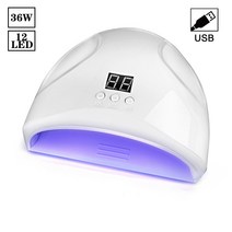 높은 전력 132W UV LED 네일 건조기 기계 66LED 손톱 젤 폴란드어 빠른 건조, CHINA_Mini | US Plug