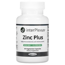 INTERPLEXUS ZINC PLUS 캡슐 60정, 단색, 한 사이즈