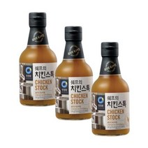 대상 청정원 쉐프의 치킨스톡 340g [3개], 상세페이지 참조, 상세페이지 참조, 상세페이지 참조