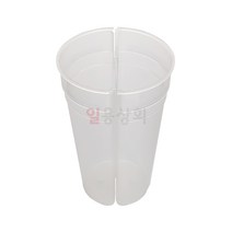 [ILYONG] 다회용 반반컵 BW 24온스 700ml 240개 반투명, 단품
