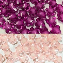 와컴 크런치 슬라임 재료 비즈 공예 꽃알 3종 (500g), 레드