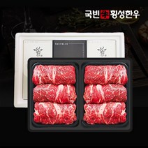 횡성한우 실속2호 불고기X2 한우선물세트 1.0kg 명절 추석 설 설날 국빈횡성한우