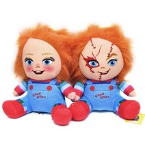 정품 사탄의 인형 처키 할로윈 봉제인형 25cm, 스마일