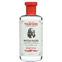 세이어스 위치 하젤 알코올 프리 토너 로즈 페탈, 355ml, 4개
