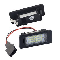 링라이트2pcs LED 번호판 빛 아우디 A4 A5 A7 Q5 S4 S5 TT 폭스 바겐 Passat 2008-2012 #8T0943021 램프 액, 01 Xenon White
