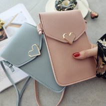 iPSTO 하트스마트 파우치 크로스백 핸드폰 휴대폰 가방 지갑