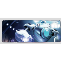 롤 LOL 디자인 마우스 패드 79종 시리즈 리그 오브 레전드 장패드 3mm 두께, 800x300mm + 3mm개, 로봇